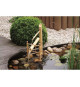 Fontaine de jardin - UBBINK - Bambou basculant pour bassin - Cascade - Bois - 66 x 39 x 30 cm