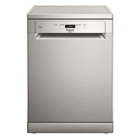 Lave-vaisselle pose libre HOTPOINT HFC3C26FX - 14 couverts - Induction - L60cm - 46 dB - Gris