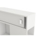 DEMEYERE Sherwood Lit gigogne enfant - Contemporain - Tete de lit étageres intégrées - Blanc perle - l 90 x L 200 cm