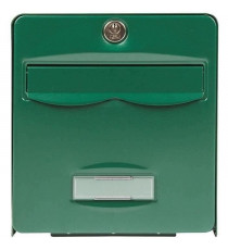 BURG WACHTER Boîte aux lettres Balthazar en acier galvanisé - 2 portes - Vert