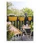 ELHO - Pot de fleurs -  Vibia Campana Easy Hanger Medium - Jaune Miel - Balcon extérieur - L 24.1 x W 36 x H 26.5 cm