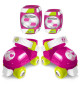 Set Patins a Roulettes + Coudieres & Genouilleres ROSE SKIDS CONTROL