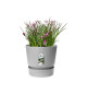 ELHO Pot de fleurs rond Greenville 25 - Extérieur - Ø 24,48 x H 23,31 cm - Gris béton vivant