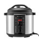 CONTINENTAL EDISON CEMCSP1000I - Multicuiseur Autocuisuer sous pression - 15 programmes -  5,7L  - 1000W - Noir & Inox