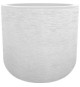EDA PLASTIQUE - Pot rond 40 cm Graphit'Up - 32,5 L - Blanc cérusé
