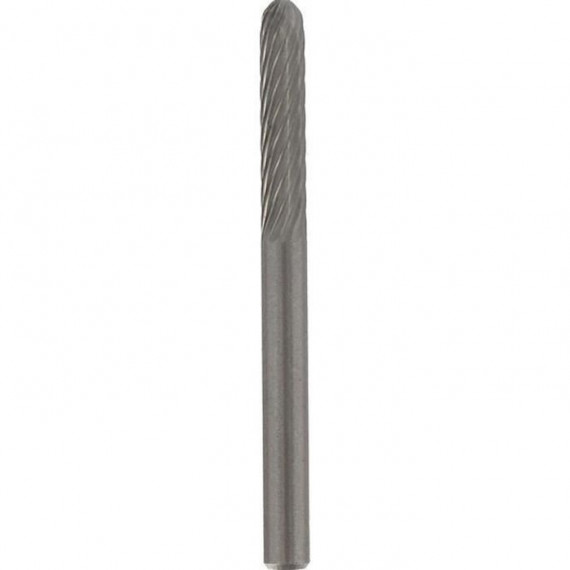 Fraise en carbure de tungstene DREMEL 9903 - Diametre 3,2 mm - Bout cône - Pour sculpter et graver le bois/métal