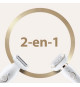 Épilateur électrique Braun Silk-épil 9 Flex 9-002 - Tete flexible - Épilation longue durée - Blanc