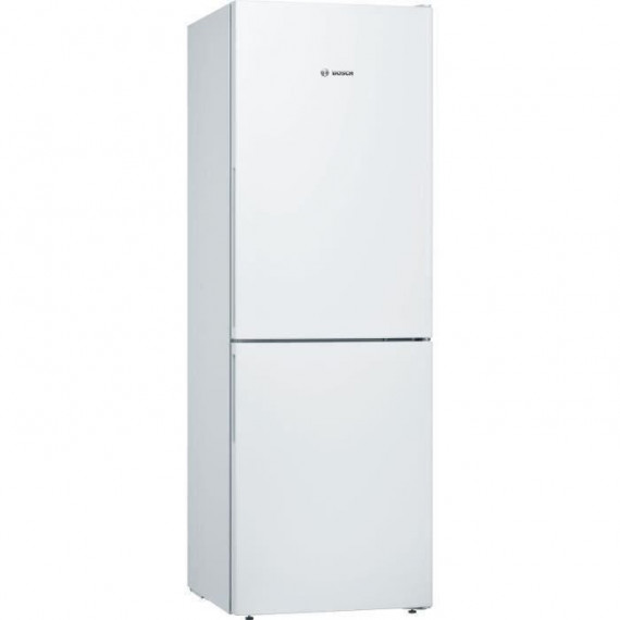 BOSCH KGV33VWEAS - Réfrigérateur congélateur bas - 286L (192+94) - Froid brassé low frost - L 60cm x H 176cm - Blanc