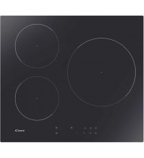 Plaque de cuisson induction -CANDY - 3 foyers - L 56 x P 49 cm - CI633CTT -Noir