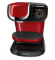 Machine a café TASSIMO BOSCH TAS6503 - Rouge - Multi-boissons - Réservoir d'eau 1,3L - Arret automatique