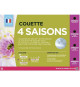 BLANREVE Couette 4 saisons - 240 x 260 cm - Blanc