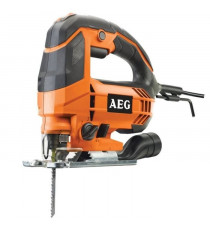 Scie sauteuse pendulaire électrique AEG STEP80 - 700 W - 80 mm de profondeur de coupe - Orange et gris