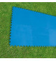 BESTWAY Lot de 9 Dalles de protection de sol en mousse bleu 50 x 50 cm ép 4mm (tapis de sol pour piscine hors sol ou spa gonf…