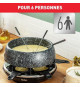 TEFAL Appareil a raclette, 6 personnes, Compact, Rangement facile, Livre de recettes inclus, Fabriqué en France RE12C812