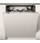 Lave-vaisselle tout intégrable WHIRLPOOL WIC3C34PE - 14 couverts - Induction - L60cm - 44dB - Blanc