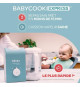 BEABA, Babycook express, robot bébé, 4 en 1 mixeur-cuiseur, gris velours
