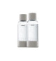 MYSODA - Pack de 2 bouteilles Dove PET et Biocomposite 0,5L