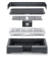 SEVERIN - PG8567 - Barbecue de table électrique, 2 200 W, grille en fonte d'aluminium, bac a eau réducteur de fumée et d'odeu…
