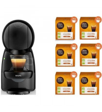 KRUPS Nescafé Dolce Gusto Machine a café + 6 boites de capsules de café, Compact, Pression 15 bars, Mode éco, Piccolo XS YY45…