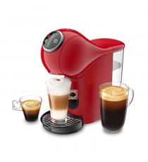 KRUPS Machine a café, Cafetiere espresso, Compact, Fonction XL, Multi-boissons, Genio S Plus rouge YY4444FD