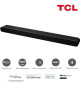 TCL TS8211 - Barre de son Dolby Atmos 2.1 avec caissons de basse intégrés - 260W - HDMI - Chromecast intégré - Compatible Alexa