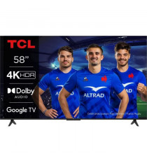 TCL 58P631 - TV LED UHD 4K - 58 (147 cm) - HDR (HDR10, HDR HLG) - Google TV - 3 X HDMI 2.1