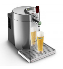 KRUPS Beertender Machine biere pression, Compatible fûts 5 L, Température parfaite, Biere fraîche et mousseuse, Loft Ed VB700E00
