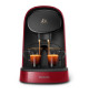 Machine a café a capsules double espresso PHILIPS L'Or Barista LM8012/51 - Rouge + 9 capsules