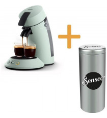 Machine a café dosette SENSEO ORIGINAL+ Philips CSA210/23, Booster d'arômes, Crema plus (mousse plus dense), 1 ou 2 tasses, M…