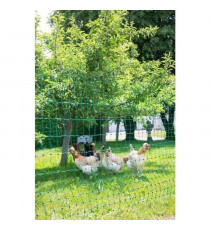 KERBL Filet pour les poules 25 m - 106 cm - double pointe - vert - non électrique