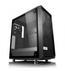 FRACTAL DESIGN BOITIER PC Meshify C - Blackout - Noir - Verre trempé - Format ATX (FD-CA-MESH-C-BKO-TGL)