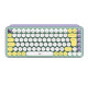 Clavier Sans Fil Logitech POP Keys Mécanique avec Touches Emoji Personnalisables, Bluetooth ou USB, Design Compact Durable - …