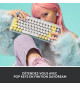 Clavier Sans Fil Logitech POP Keys Mécanique avec Touches Emoji Personnalisables, Bluetooth ou USB, Design Compact Durable - …