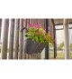 ARTEVASI Pot de fleurs pour balcon Capri Individ - 30,5 x 54 x H 28 cm - 11 L - Gris anthracite