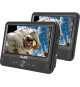 Lecteur DVD portable DJIX PVS906-50SM 9 - Double écran - Autonomie 2h - Noir