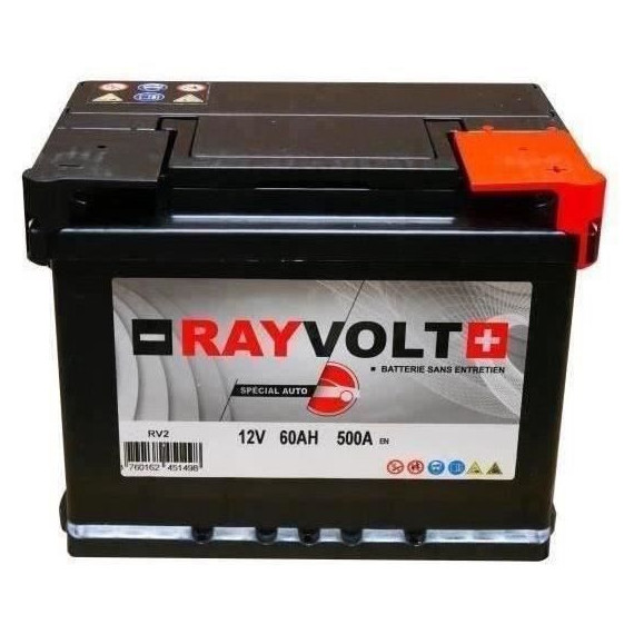 Batterie auto RAYVOLT RV2 60AH 500A