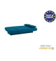 Banquette clic clac 3 places - Tissu bleu canard -  Style Contemporain - L 190 x P92 cm - DREAM