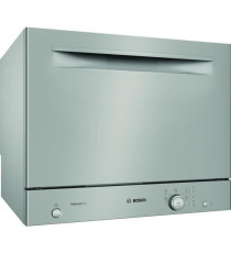 Lave-vaisselle compact pose libre BOSCH SKS51E38EU SER2 - 6 couverts - Induction - L55cm - 49 dB - Inox
