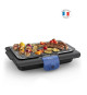 MOULINEX Barbecue de table électrique, Barbecue d'extérieur, Bac a eau, Utilisation simple, Fabriqué en France, Accessimo BG1…