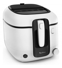 MOULINEX Friteuse a huile, 2,2 L, Thermostat ajustable, Ouverture automatique, Cuve amovible, Filtre anti-odeur, Super Uno AM…
