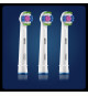 Oral-B 3D White - Lot de 3 tetes de rechange pour brosse a dents électrique avec technologie CleanMaximiser