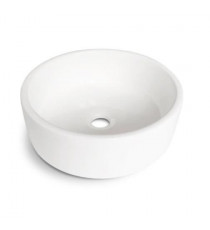 Vasque a poser en céramique forme ronde OCEANIC - 36x36x12,5 cm Segurã