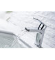 Mitigeur pour vasque et lavabo - Mécanique - OCEANIC - En cascade - Laiton - Chrome