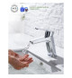 Mitigeur pour vasque et lavabo - Mécanique - OCEANIC - En cascade - Laiton - Chrome