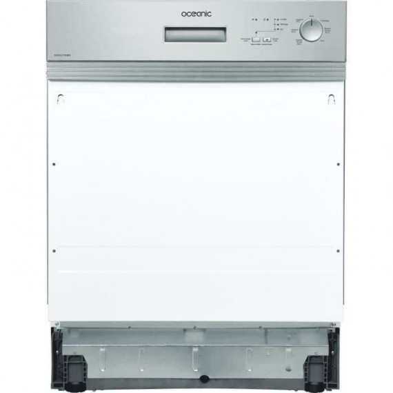 Lave-vaisselle  encastrable OCEANIC OCEALV1349ES - Largeur 59,8 cm 49 dB - Bandeau silver - 13 couverts