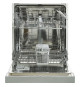Lave-vaisselle  encastrable OCEANIC OCEALV1349ES - Largeur 59,8 cm 49 dB - Bandeau silver - 13 couverts