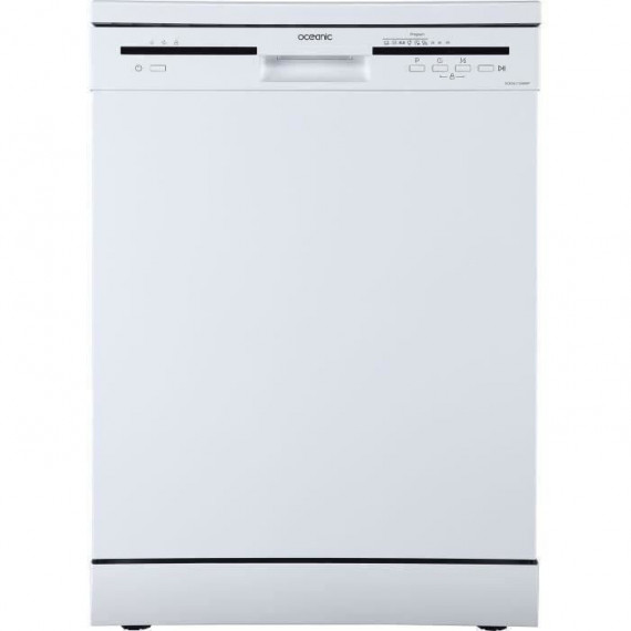 Lave-vaisselle pose-libre OCEANIC OCEALV1249WP - 12 couverts -  L 59,8 cm - 49 dB - Blanc