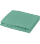 DOMIVA Drap housse + Alese Uni - 100% Coton - oeko-Tex - Blanc/Sapin - 60 x 120 cm