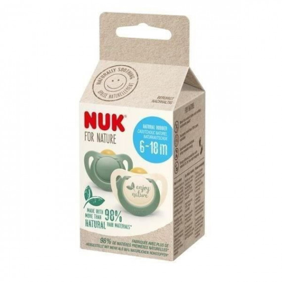NUK Lot 2 sucettes - 6-18 mois - Eucalyptus