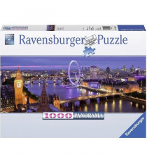 Puzzle 1000 pieces - Londres de nuit (Panorama) - Ravensburger - Puzzle adultes - Des 14 ans